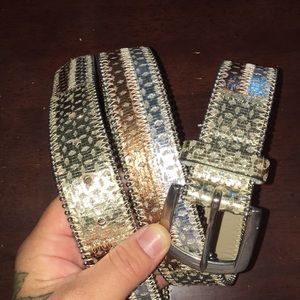Metallic belt